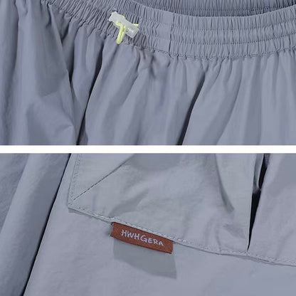 ビッグポケット ドローコード付 ワークスカート（2Colors）260178