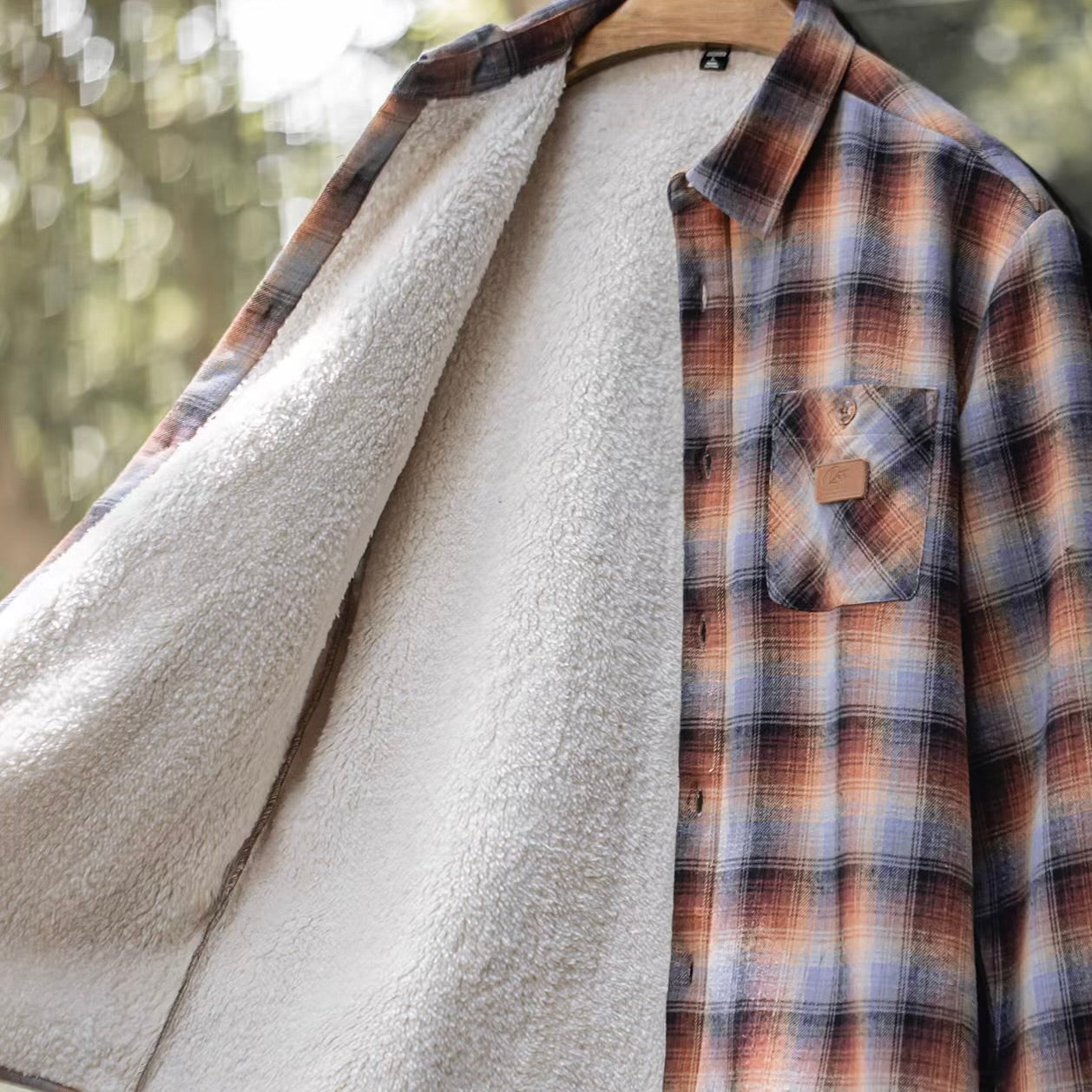 防寒 裏ボア チェックシャツ（1Color）250899