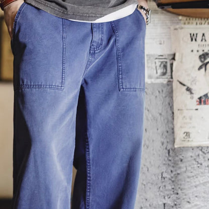 ダメージ ウォッシュドデニム ワークパンツ（1Color）260097