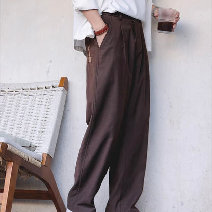 チェック柄パッチワーク イージーパンツ（1Color）260191