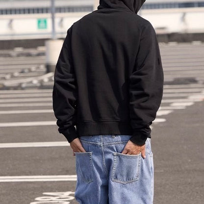 ダメージ ハーフジップ フーディー（1Color）250994