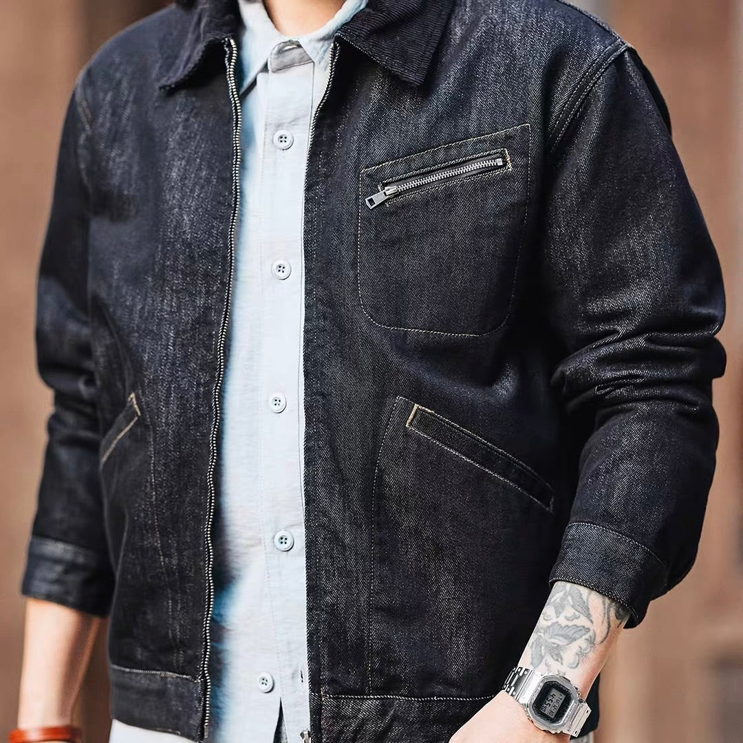 マルチポケット付 デニム ワークジャケット（1Color）260111