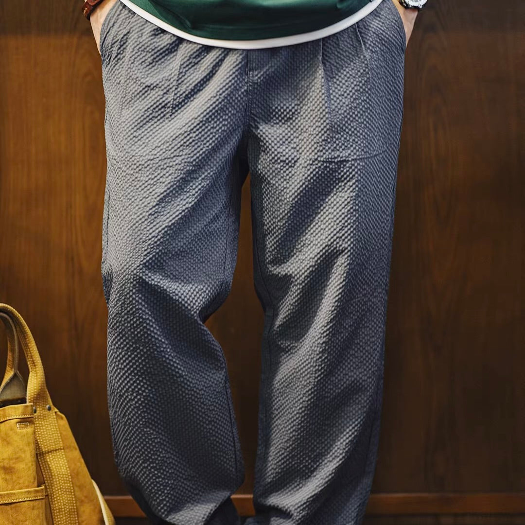 軽量 シアサッカー イージーパンツ（1Color）260598