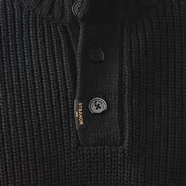 ハーフボタン ベーシック ニットセーター（4Colors）240940