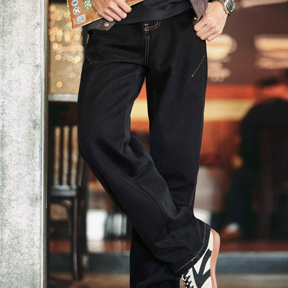 防寒 ポイントステッチ デニムパンツ（1Color）250934