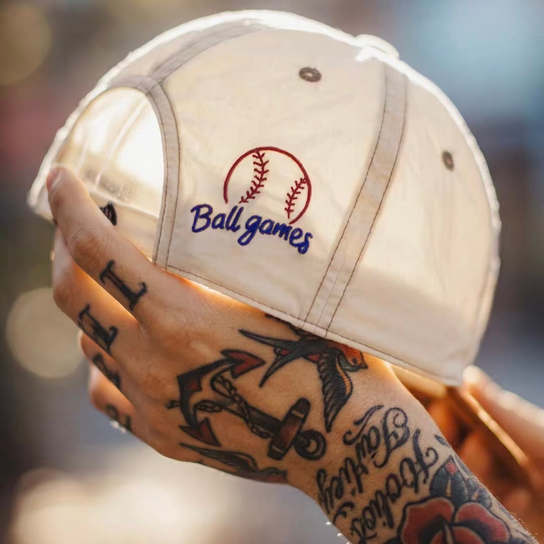 ベースボールモチーフ バイカラーキャップ（4Colors）260199