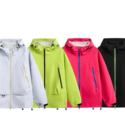 ビッグポケット シンプル フード付ジャケット（4Colors）250680