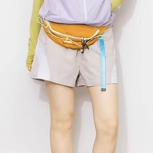 アクセントベルト付 スポーツ ショートパンツ（3Colors）260612