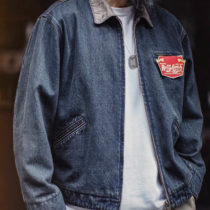 ウォッシュドデニム フルジップジャケット（1Color）260022