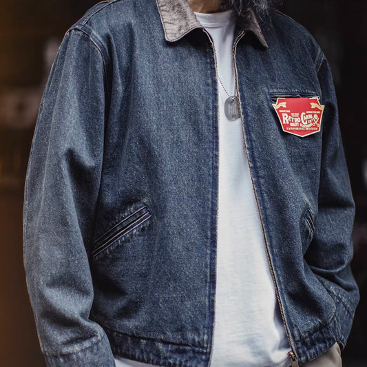 ウォッシュドデニム フルジップジャケット（1Color）260022