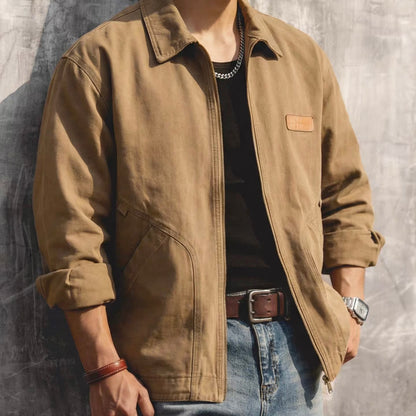 フルジップ シンプル ワークジャケット（3Colors）260215