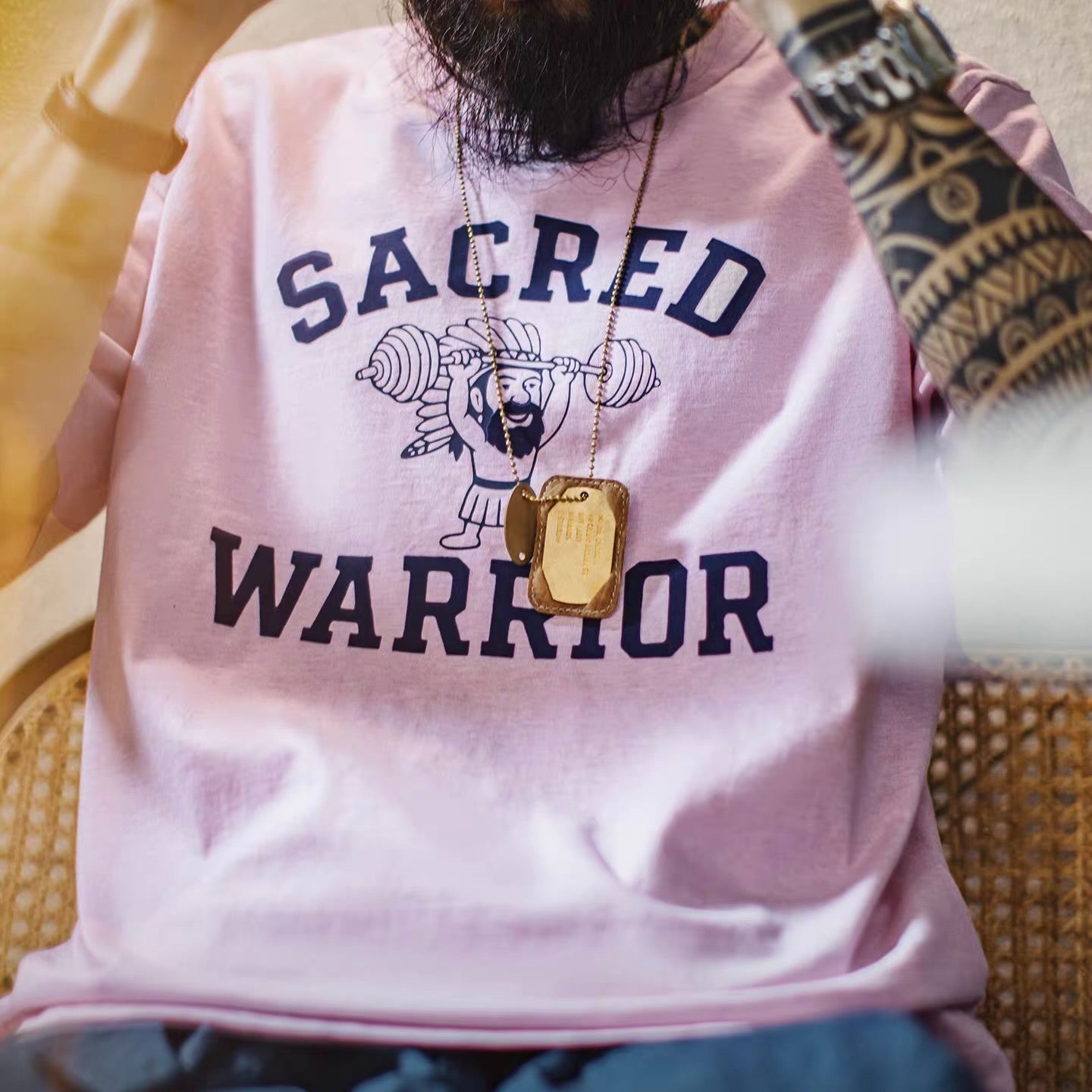 レトロプリント ドロップショルダーTシャツ（2Colors）260279