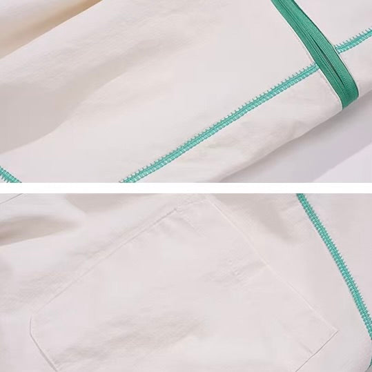 ロングベルト付 ステッチ ワイドパンツ（3Colors）260503