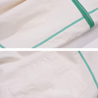 ロングベルト付 ステッチ ワイドパンツ（3Colors）260503