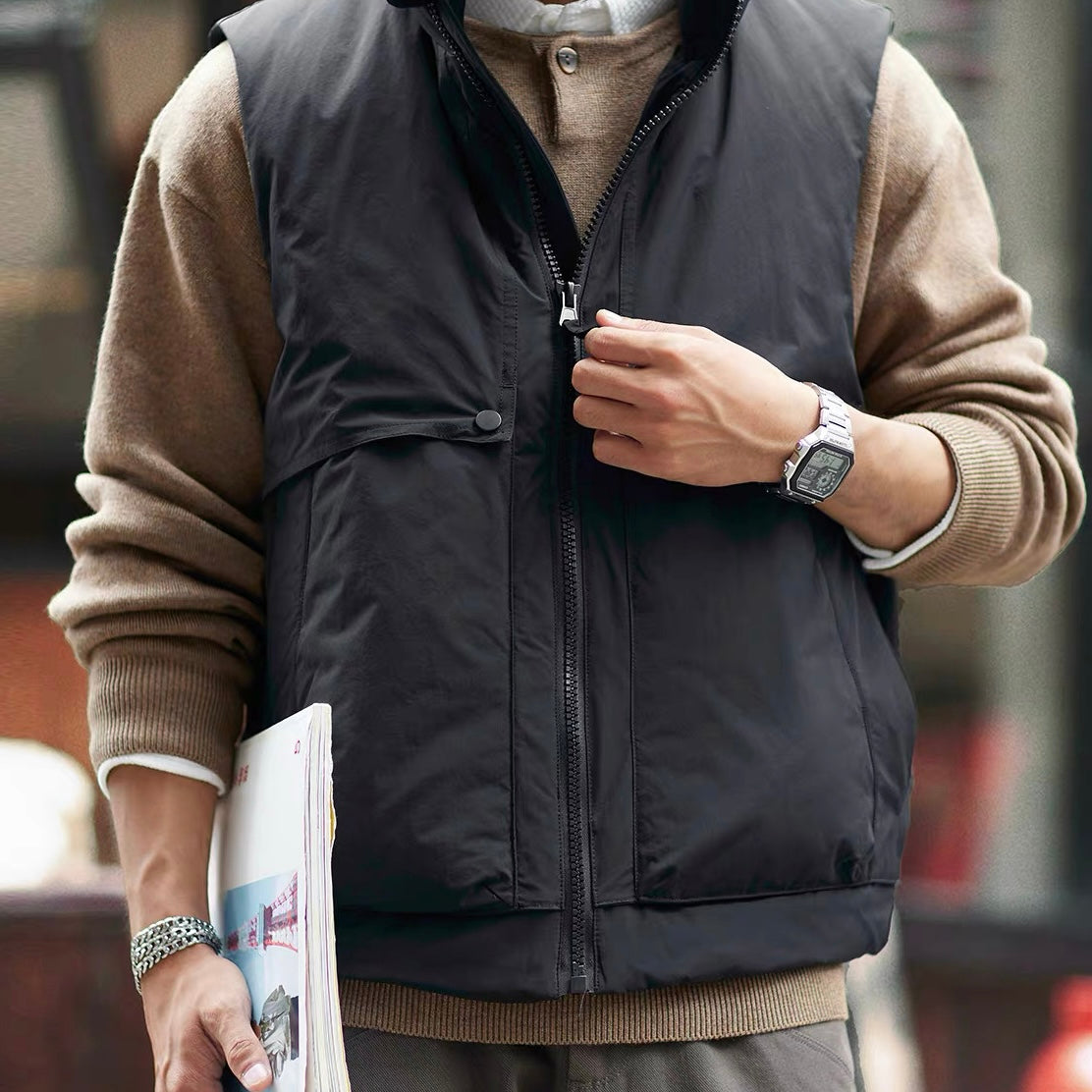 スタンドカラー ダウンベスト（3Colors）250882