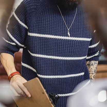 ストライプ タートルネックセーター（1Color）251035