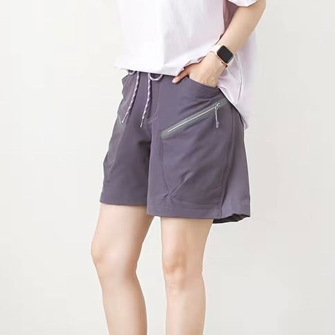 撥水 速乾 ワイドハーフパンツ（4Colors）260565