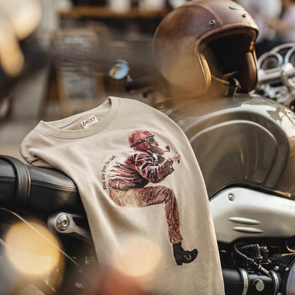 レトロ ライダープリント Tシャツ（1Color）260470