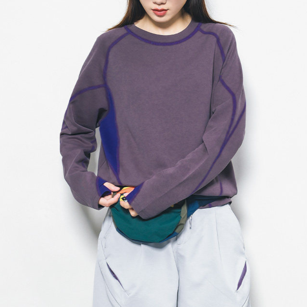 トレイル配色 ロングスリーブTシャツ（4Colors）260367