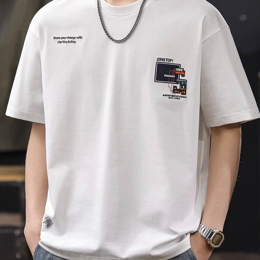 刺繍入り 半袖Tシャツ（1Color）260379