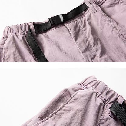 ロングウェビングベルト付 ハーフ ワークパンツ（5Colors）250363