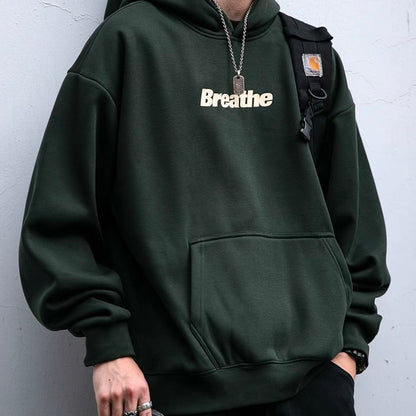 裏起毛 ロゴ入り プルオーバーフーディー（3Colors）251013