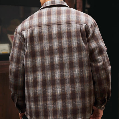 チェック柄 シャツジャケット（2Colors）250969