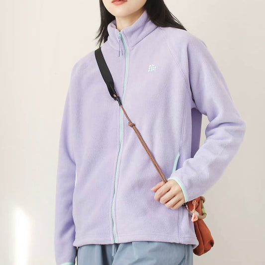 裾ドローコード スタンドカラー フリースジャケット（4Colors）260009