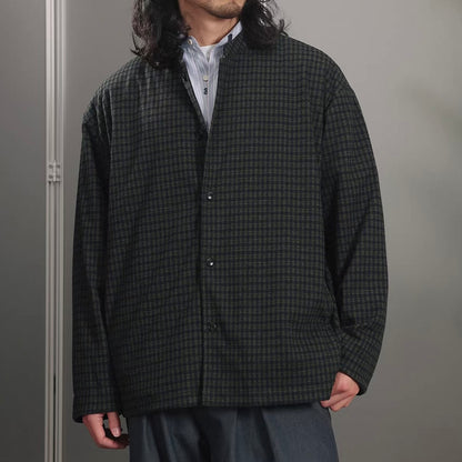 チェック スタンドカラー ライトジャケット（2Colors）260160