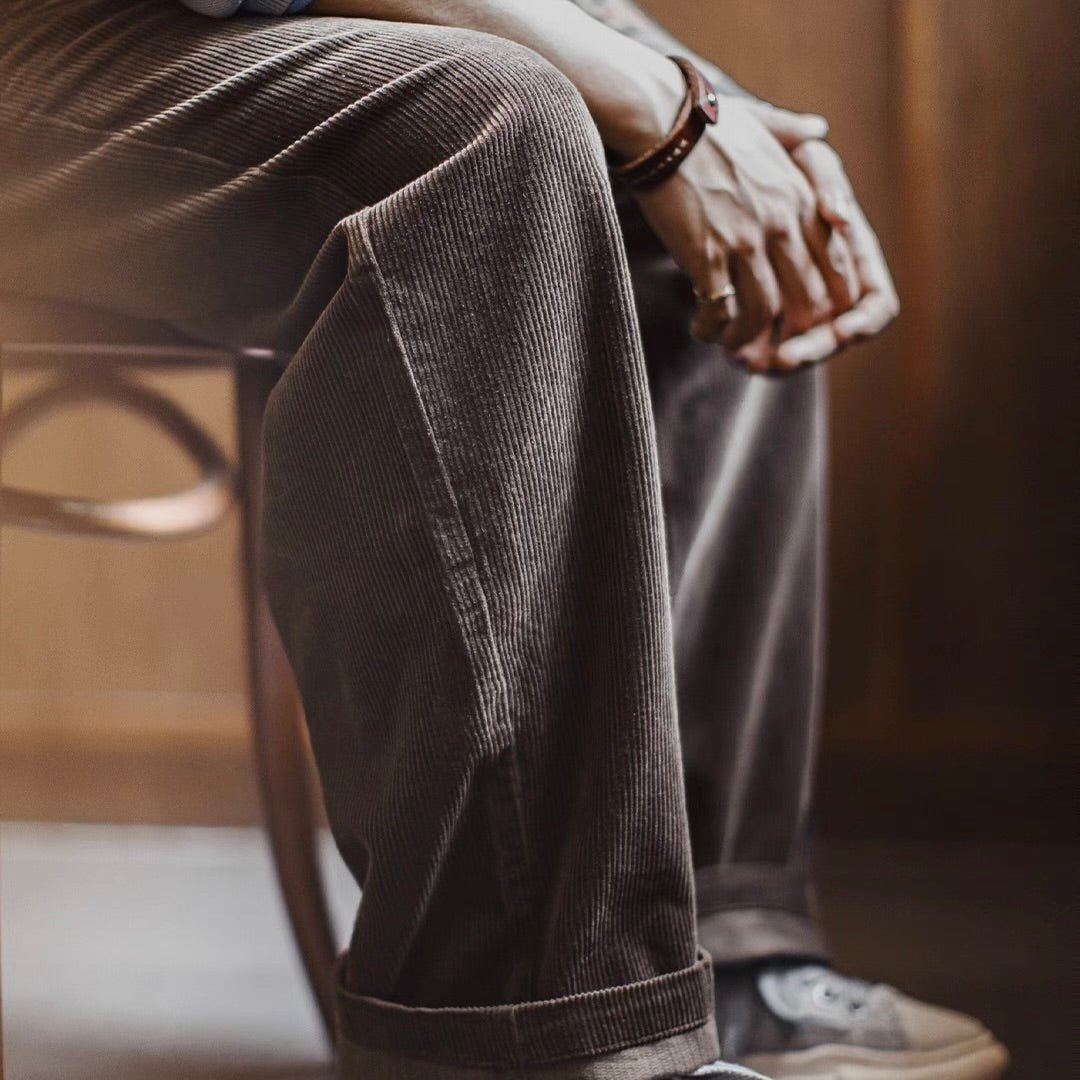 ルーズ コーデュロイ ストレートパンツ（1Color）250991