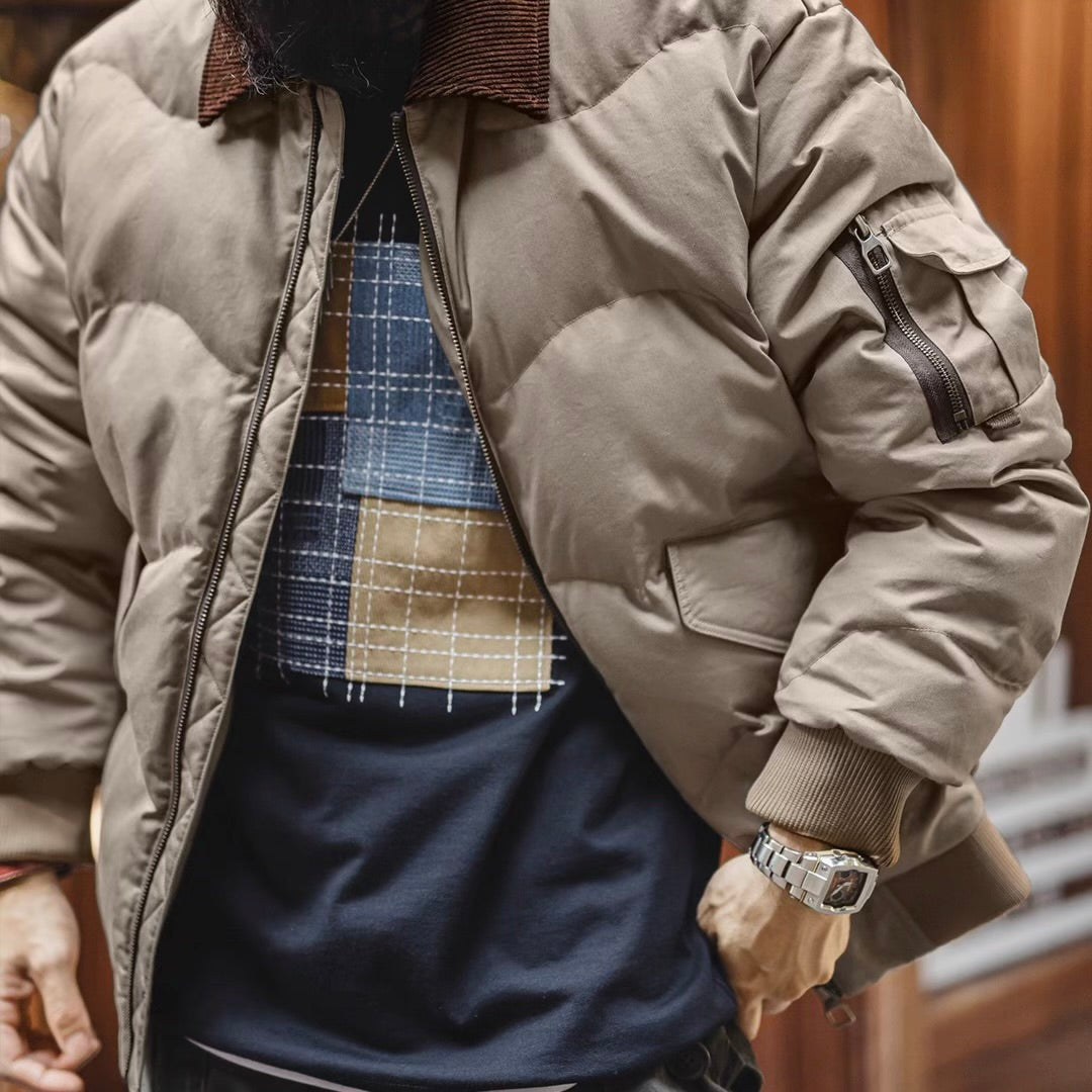 ウェーブデザイン ボンバージャケット（2Colors）250993