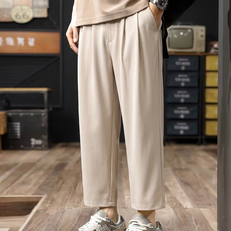 2タック ストレート クロップドパンツ（3Colors）260371