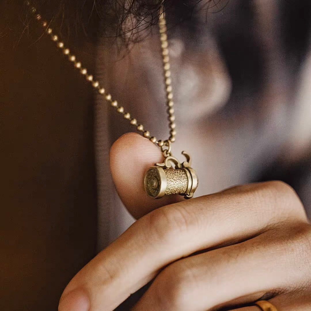 ティーポットモチーフ レトロ ネックレス（1Color）260089