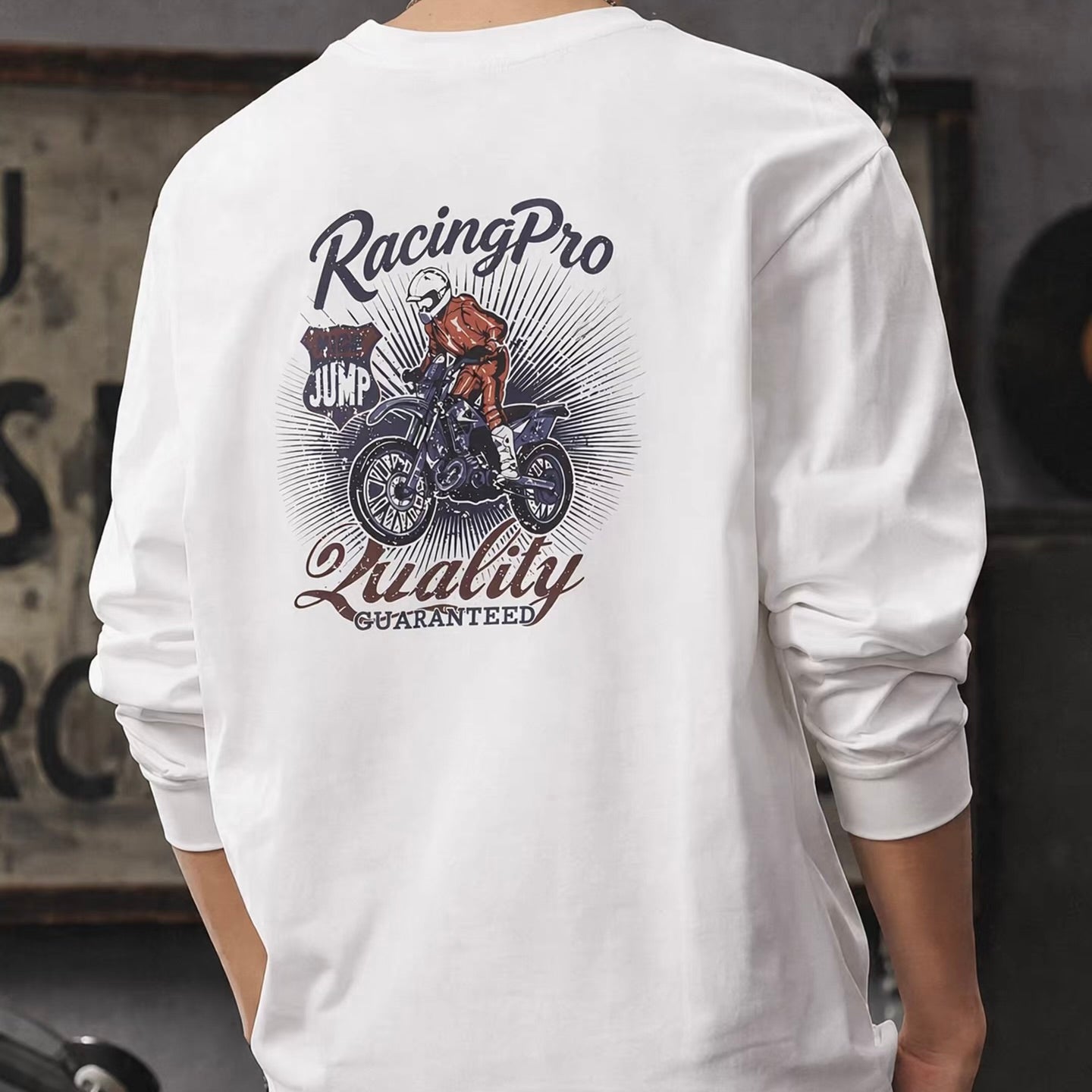 ヘビーウェイト バイクプリントTシャツ（1Color）260717