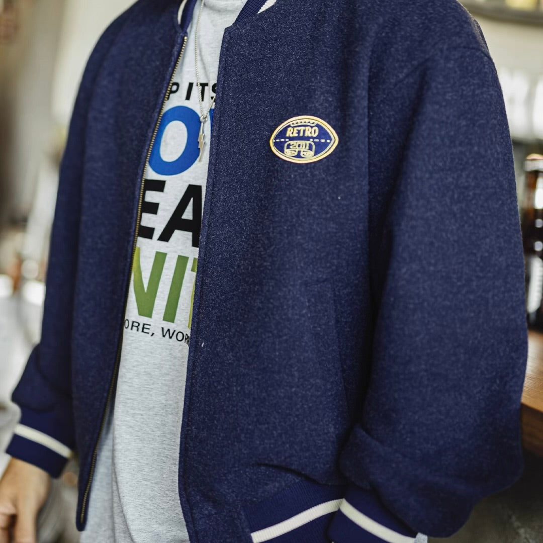 刺繍 ベースボールジャケット（1Color）250898