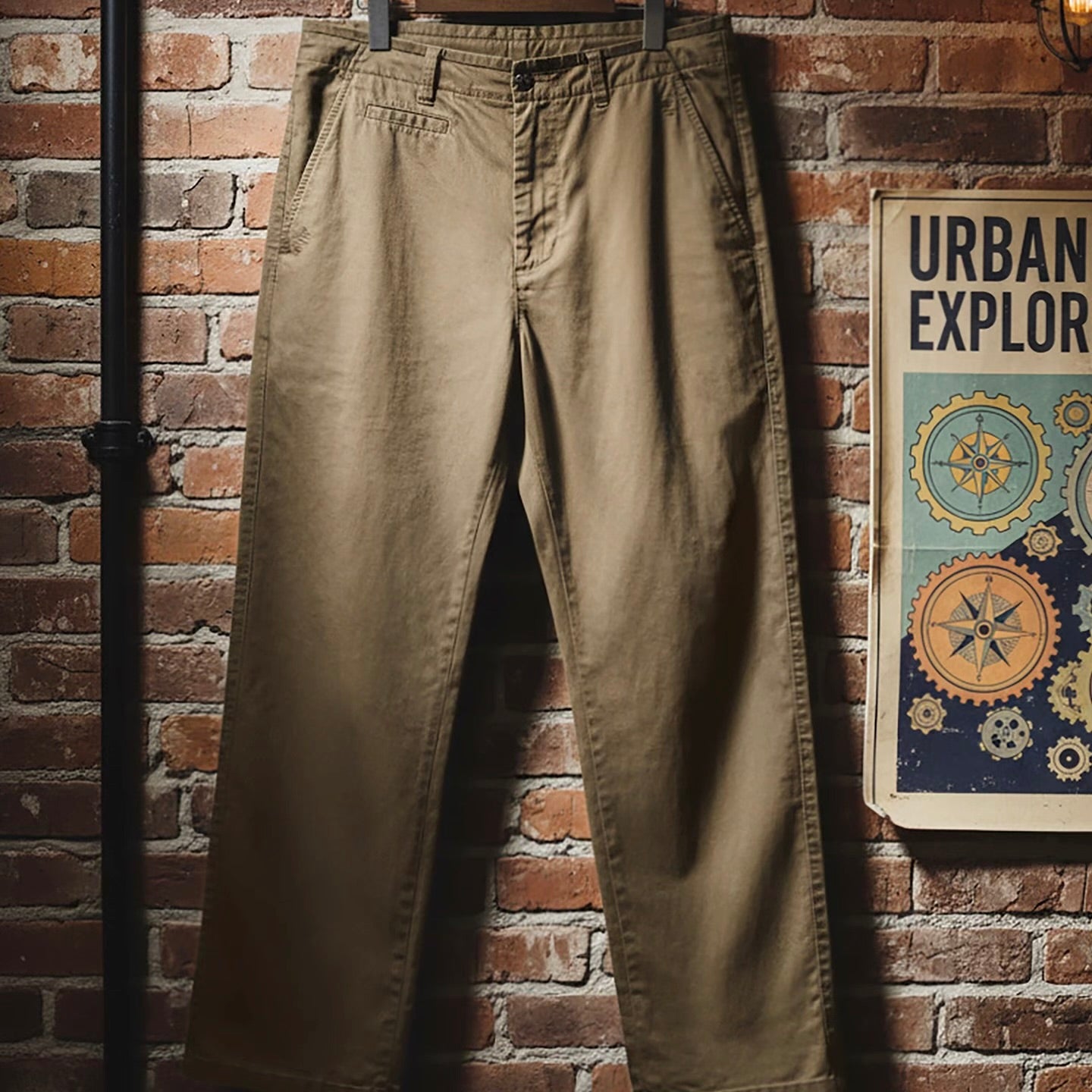 ストレート チノ ワークパンツ（1Color）250954