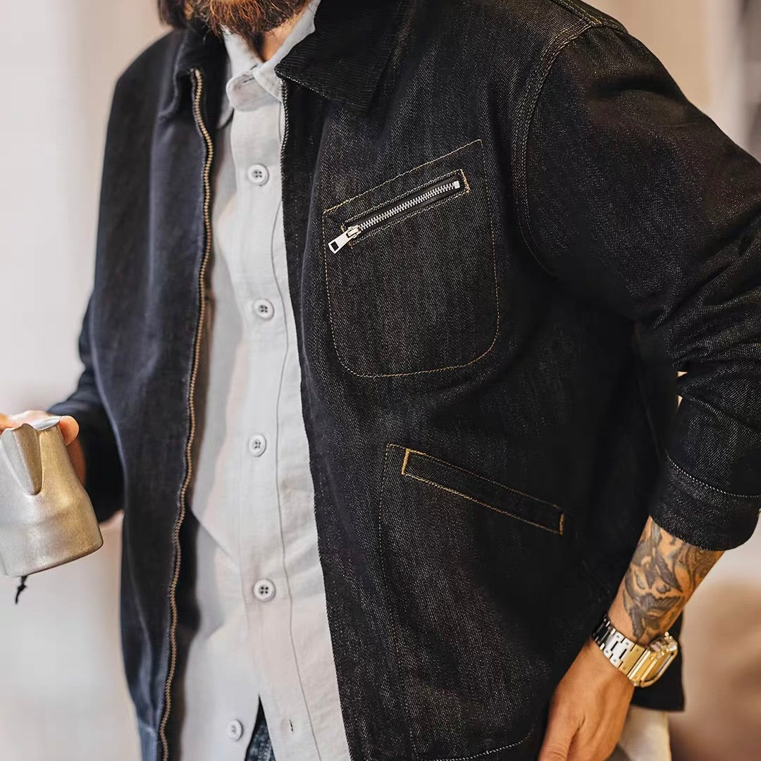 マルチポケット付 デニム ワークジャケット（1Color）260111