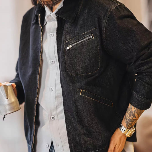 マルチポケット付 デニム ワークジャケット（1Color）260111