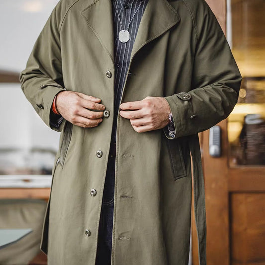 レトロ ミドル丈 オーバーコート（1Color）260046