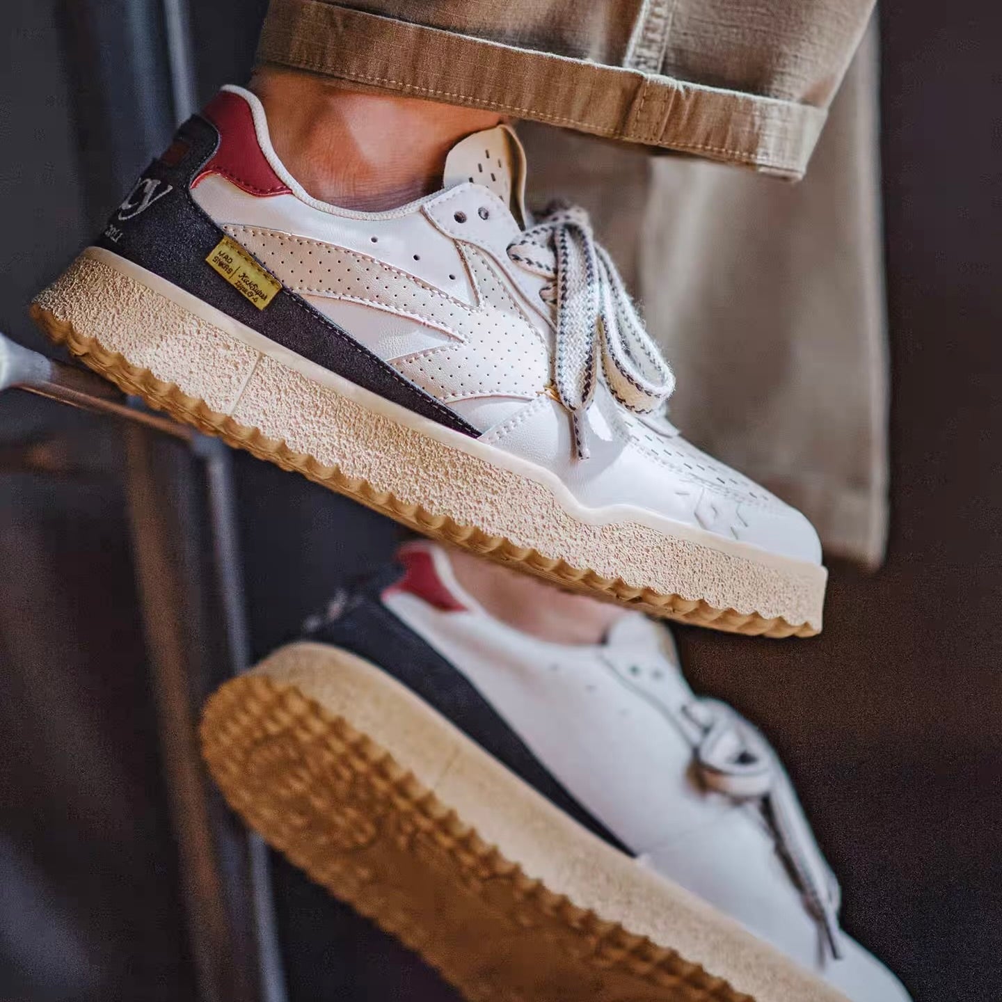 レトロ マルチカラー スニーカー（1Color）251054