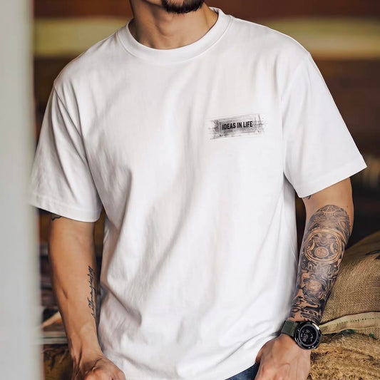 ダーティプリント シンプルTシャツ（2Colors）260374
