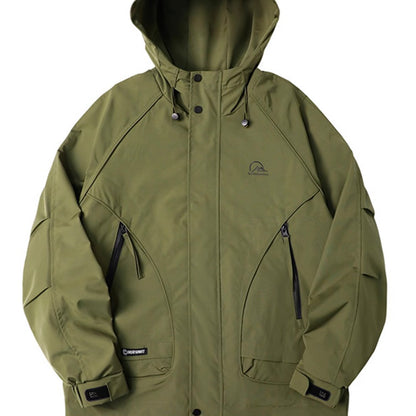 デザインポケット フード付スポーツジャケット（4Colors）251021