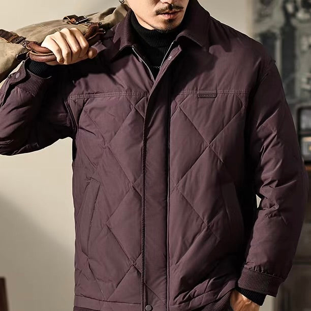 軽量 襟付き ダウンジャケット（2Colors）251087