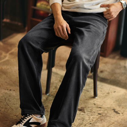 裏起毛 ストレート カジュアルパンツ（1Color）250996