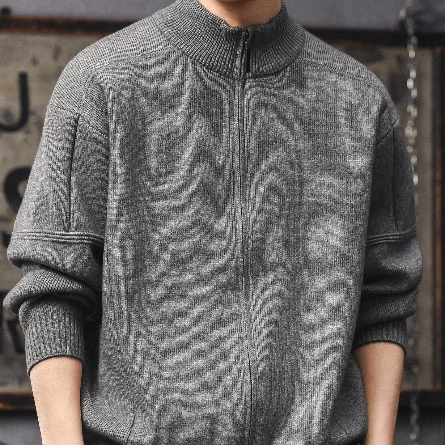 デザインパターン フルジップカーディガン（3Colors）251016