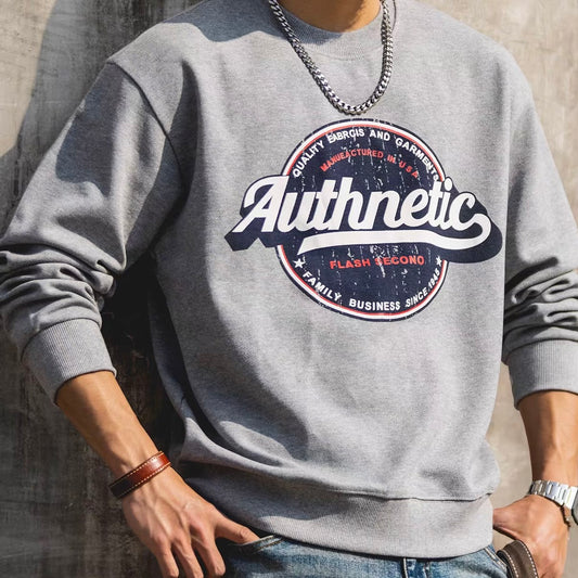 ダメージ加工 レトロ スウェットプルオーバー（3Colors）260208