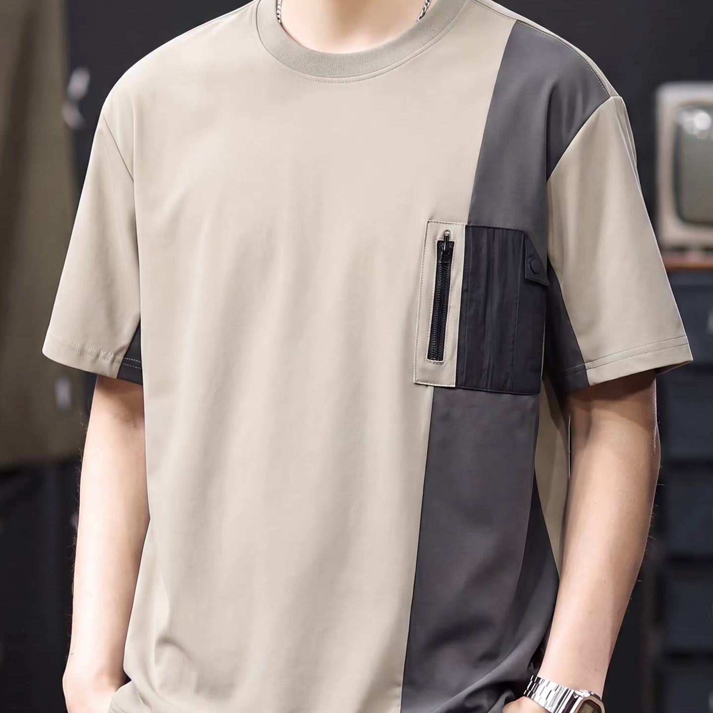 クール ブロックカラー Tシャツ（1Color）260541