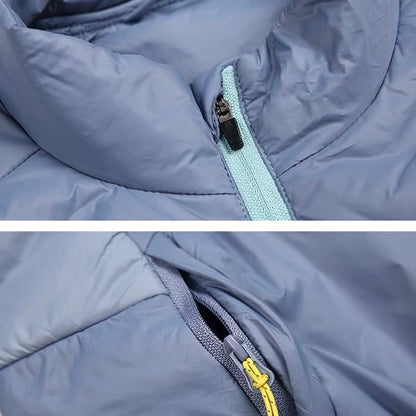 切り替えデザイン ダウンジャケット（4Colors）250923