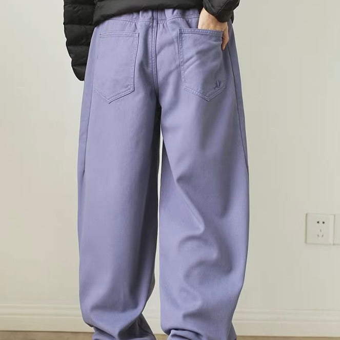 裏起毛 スーパーワイドテーパードパンツ（5Colors）251090