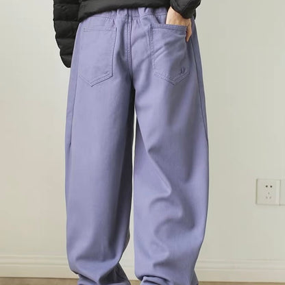 裏起毛 スーパーワイドテーパードパンツ（5Colors）251090